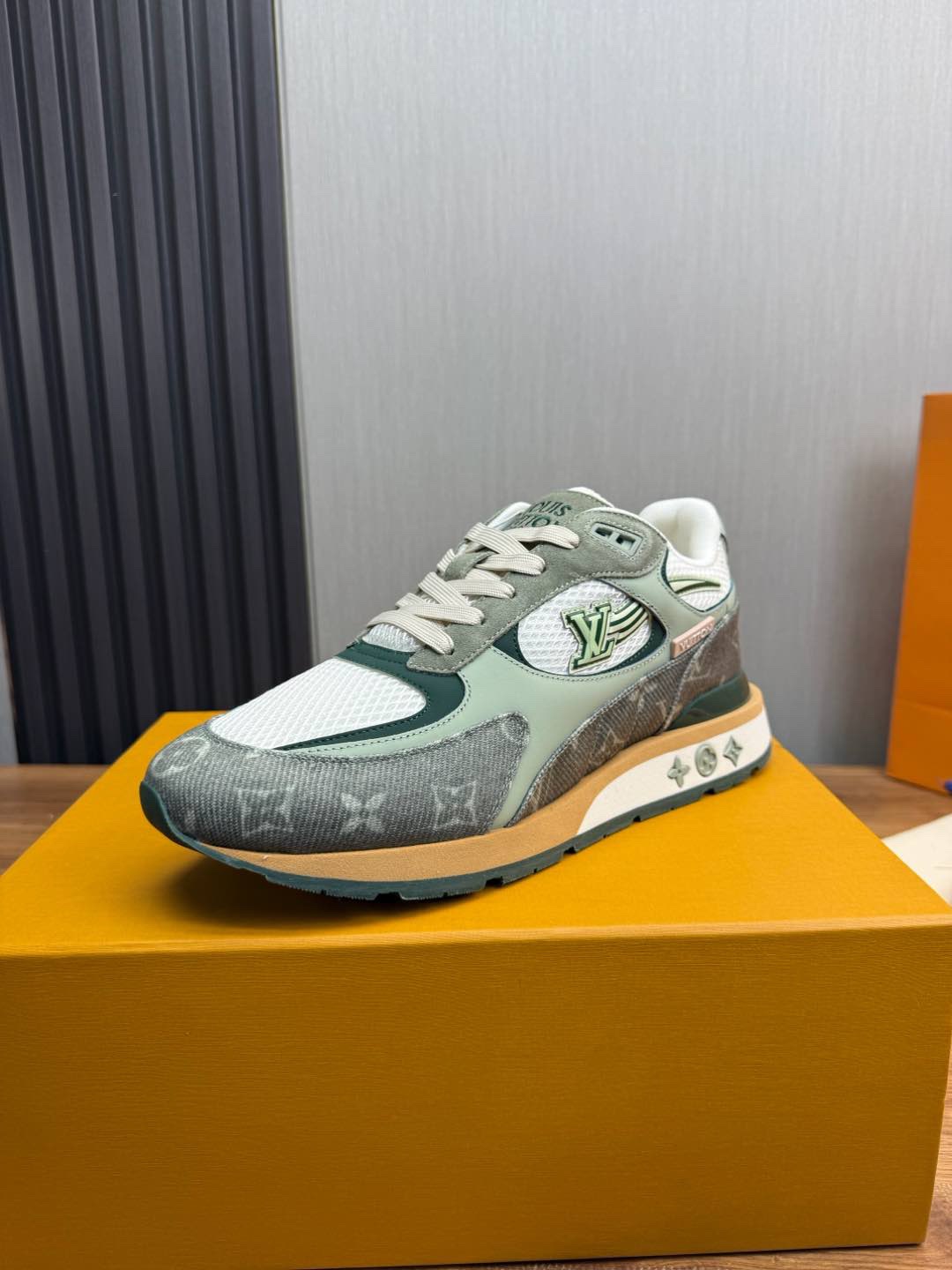 Louis Vuitton green sneakers