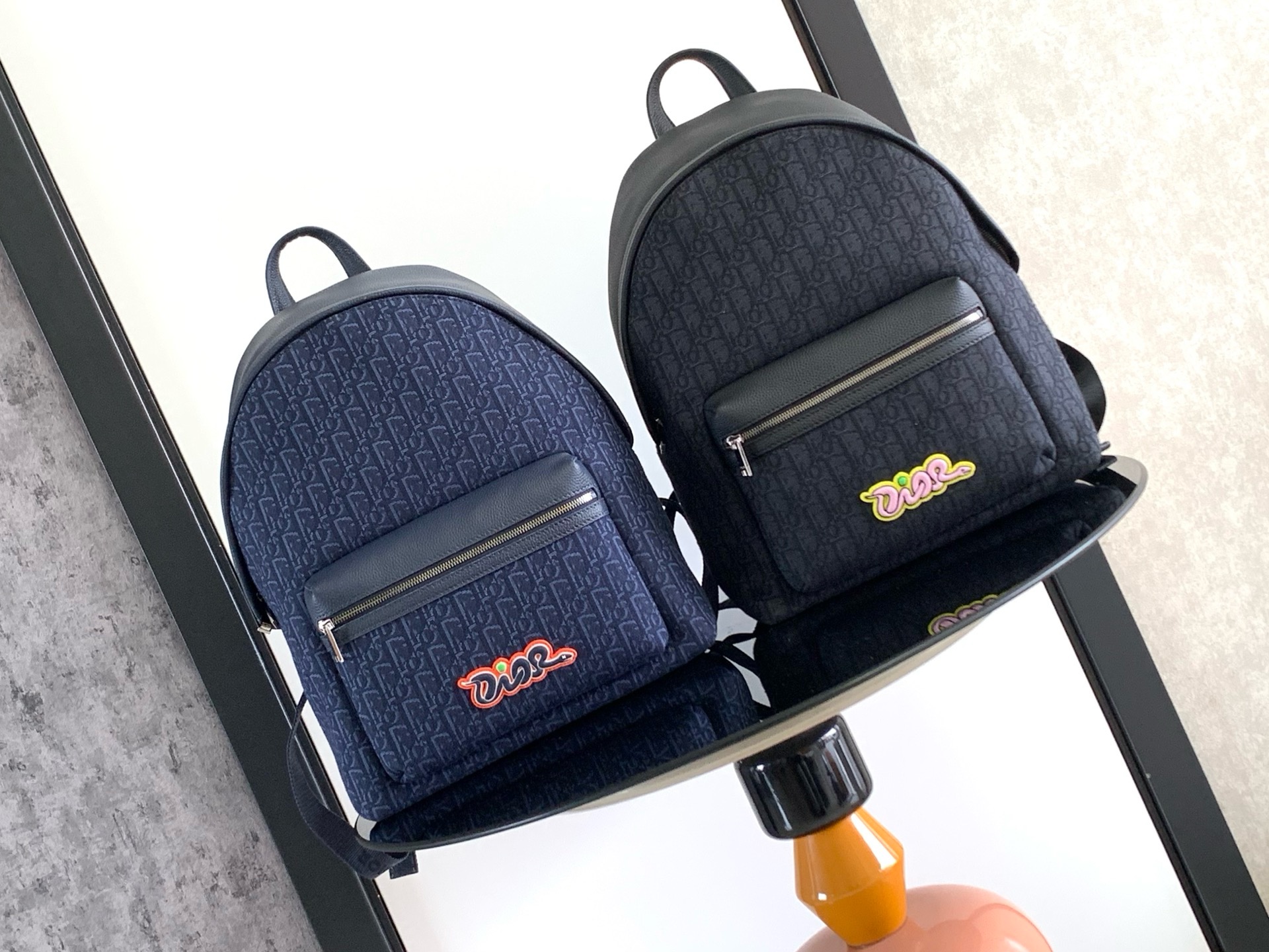 Dioor AND KAWS BACKPACK 1ESBA199OUP_H95850