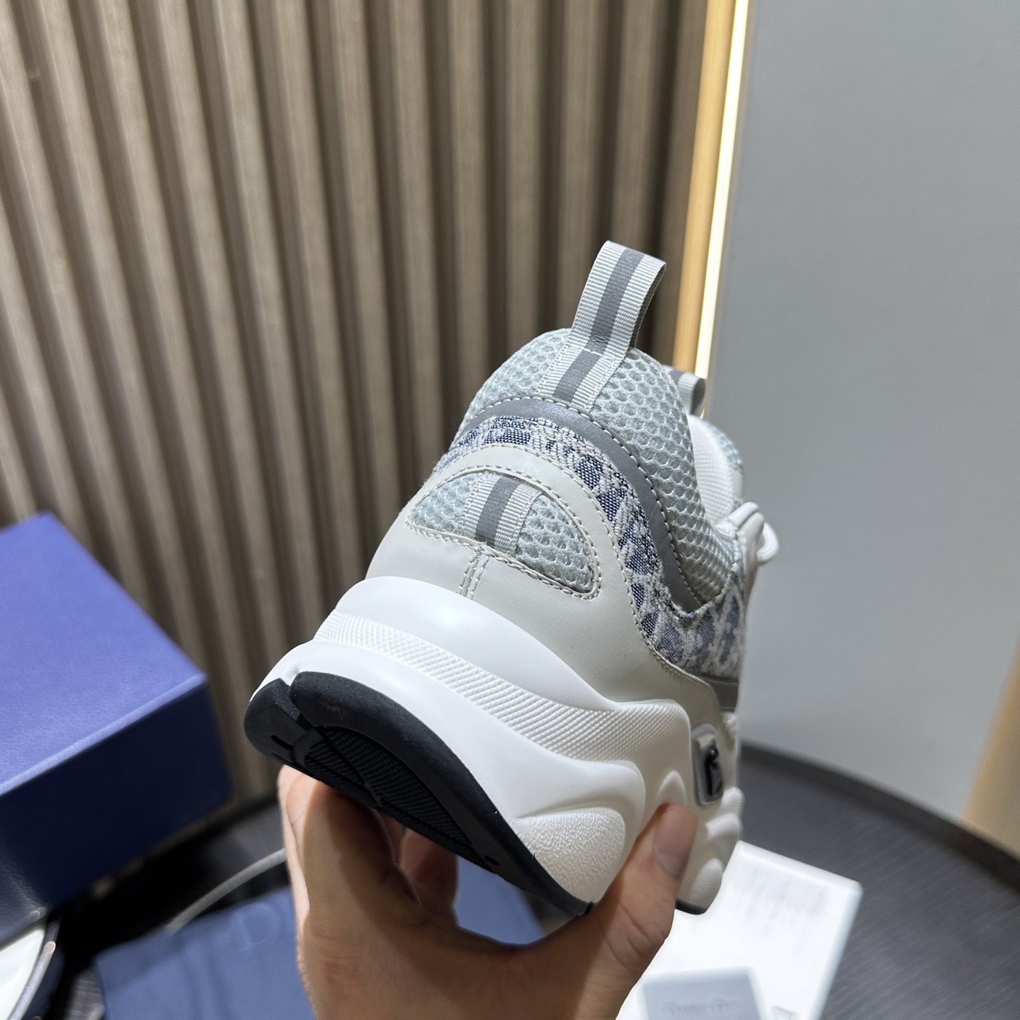 Dioorr B22 sneaker white grey