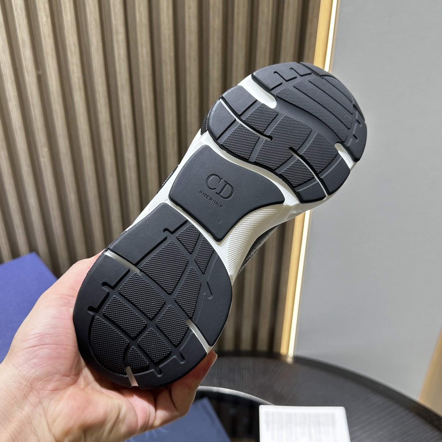 Dioorr B22 sneaker black white