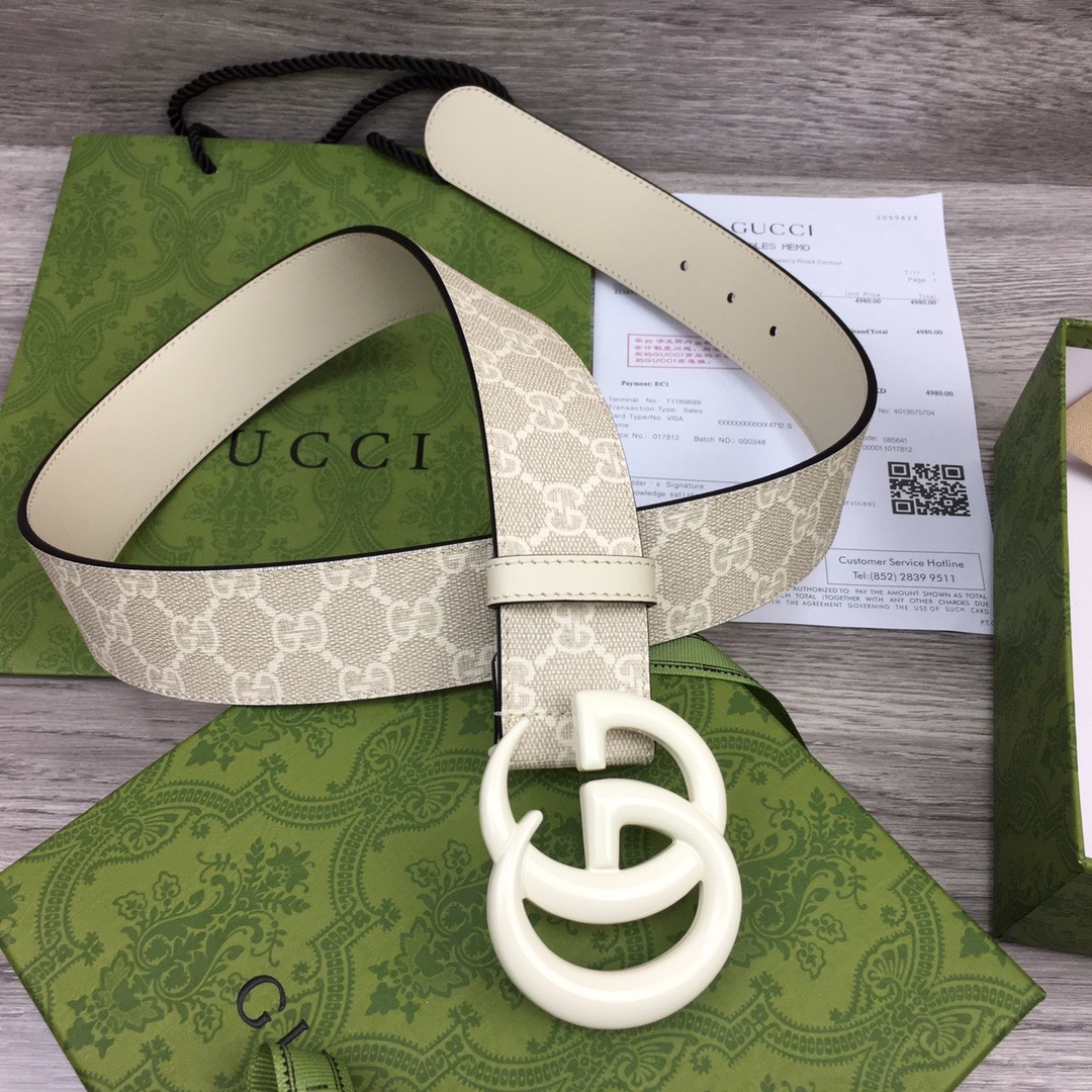 Gucci GG Marmont wide belt 400593