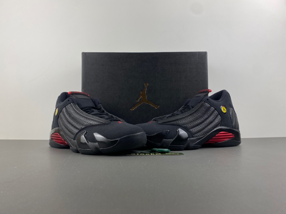 Air Jordan 14 “Last Shot” Black and red 487471-003