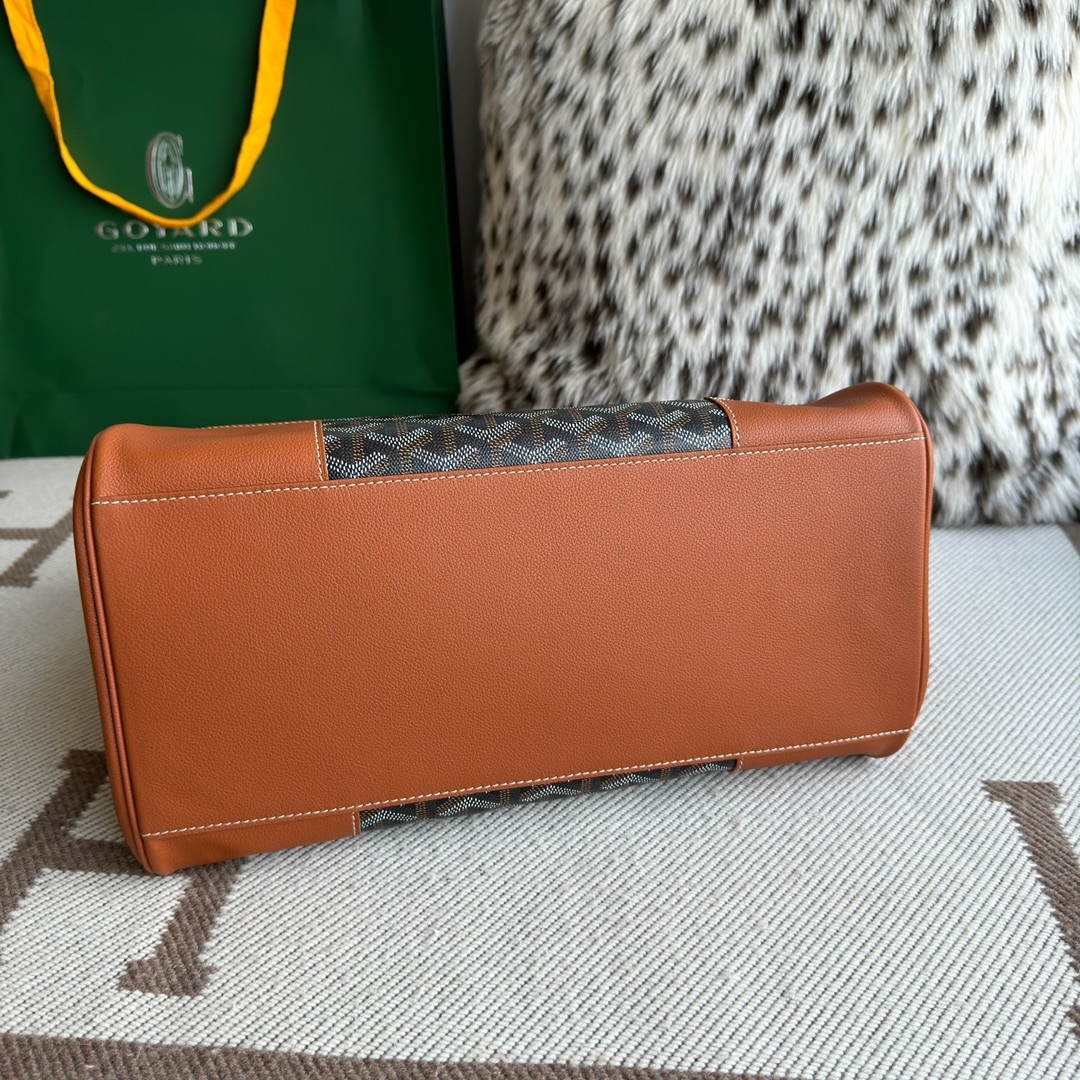 Goyard tote bag brown 34*25*16CM