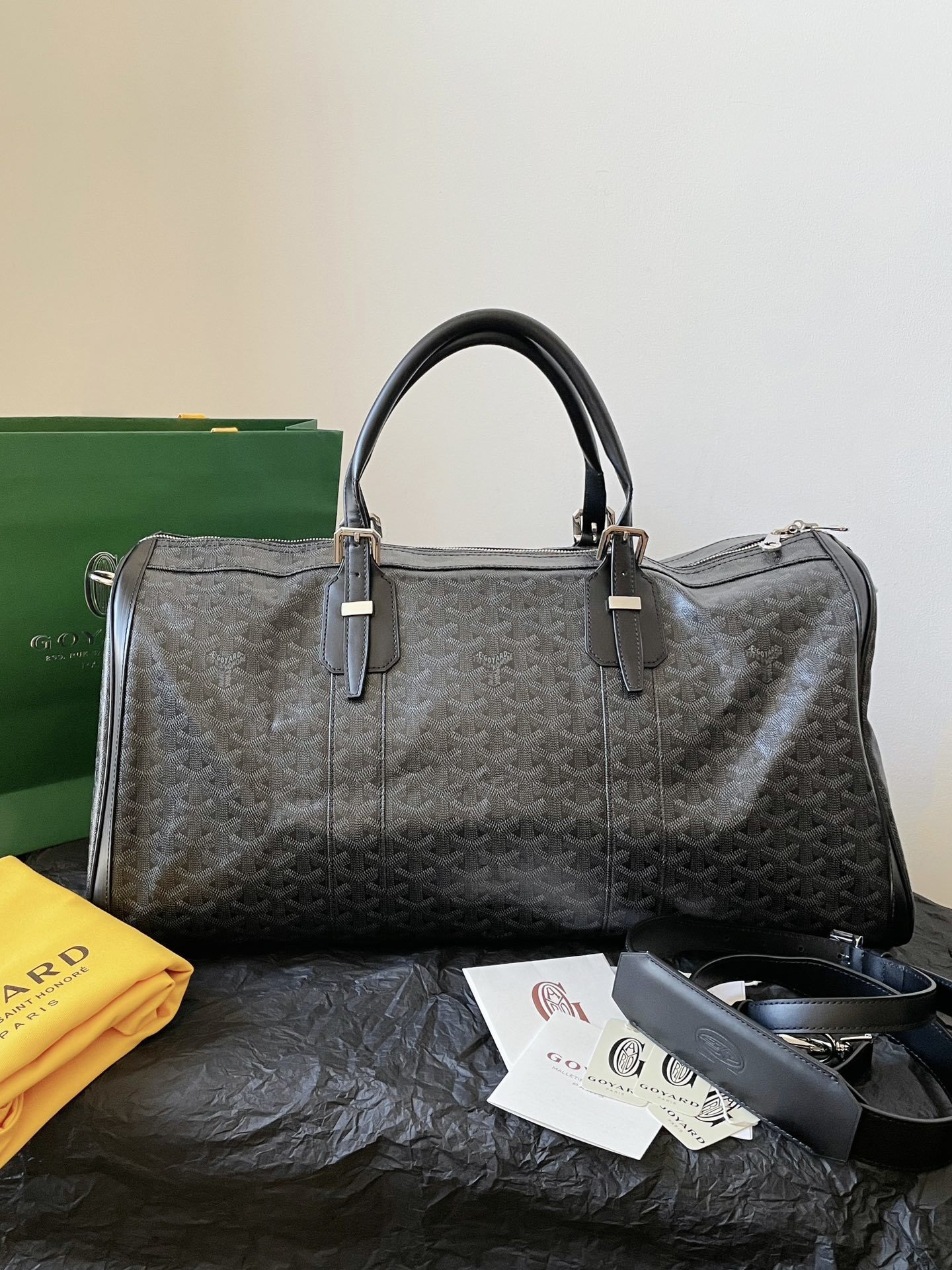 Goyard jet blacky bag 49*27*22CM