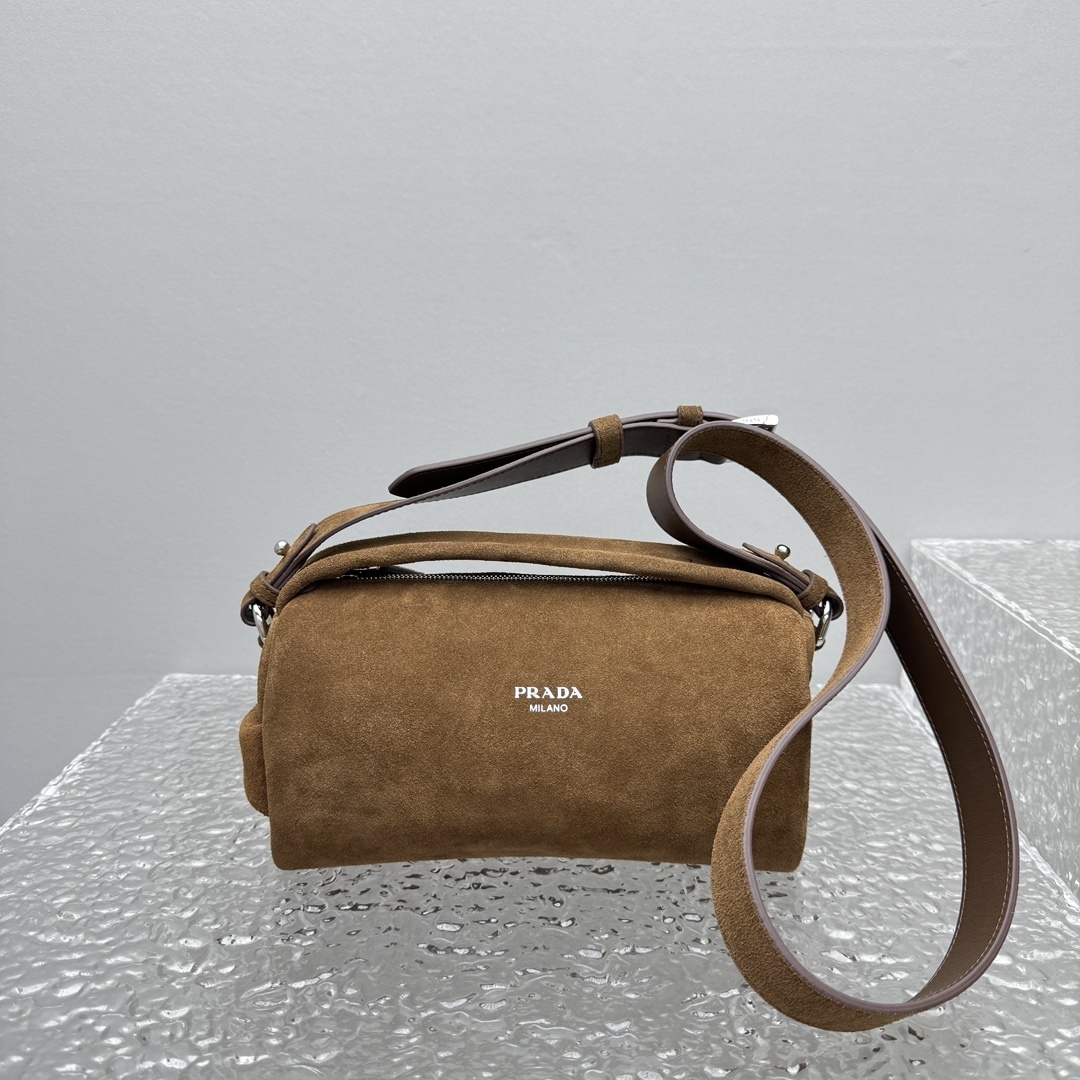 Prada crossbody brown bag 24*11*11CM