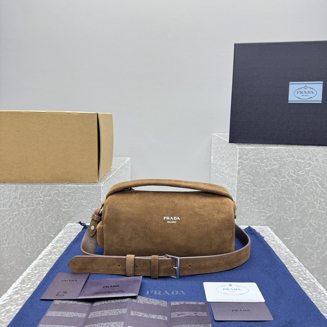 Prada crossbody brown bag 24*11*11CM