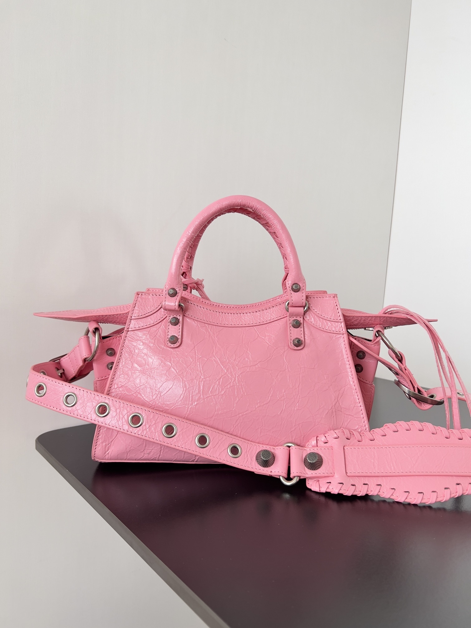 Balenciaga Neo cagole pink 26*13*18cm