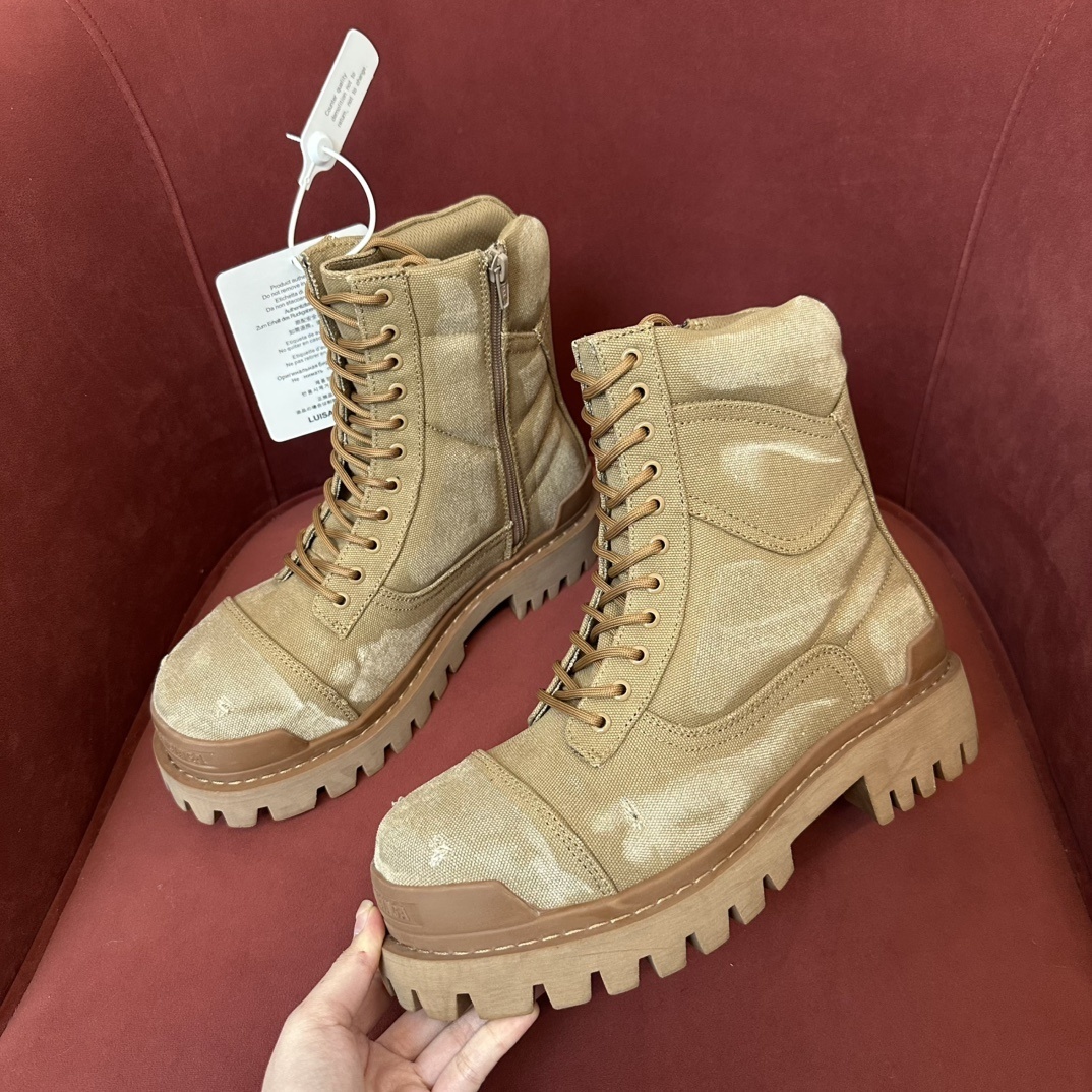Balenciaga brown boots