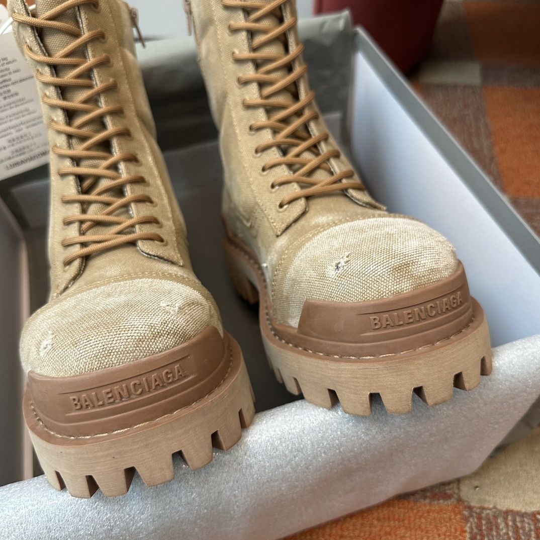 Balenciaga brown boots