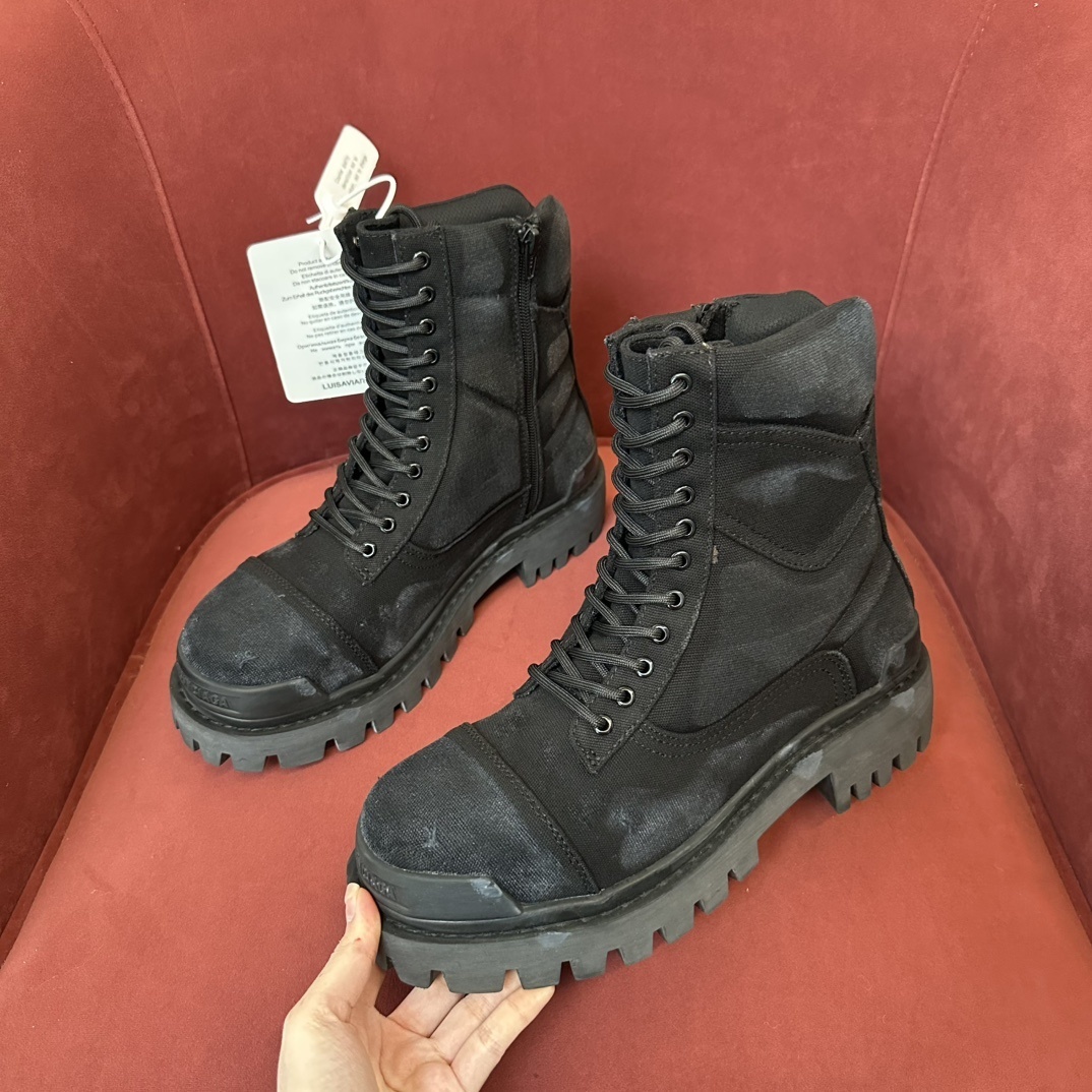 Balenciaga black boots