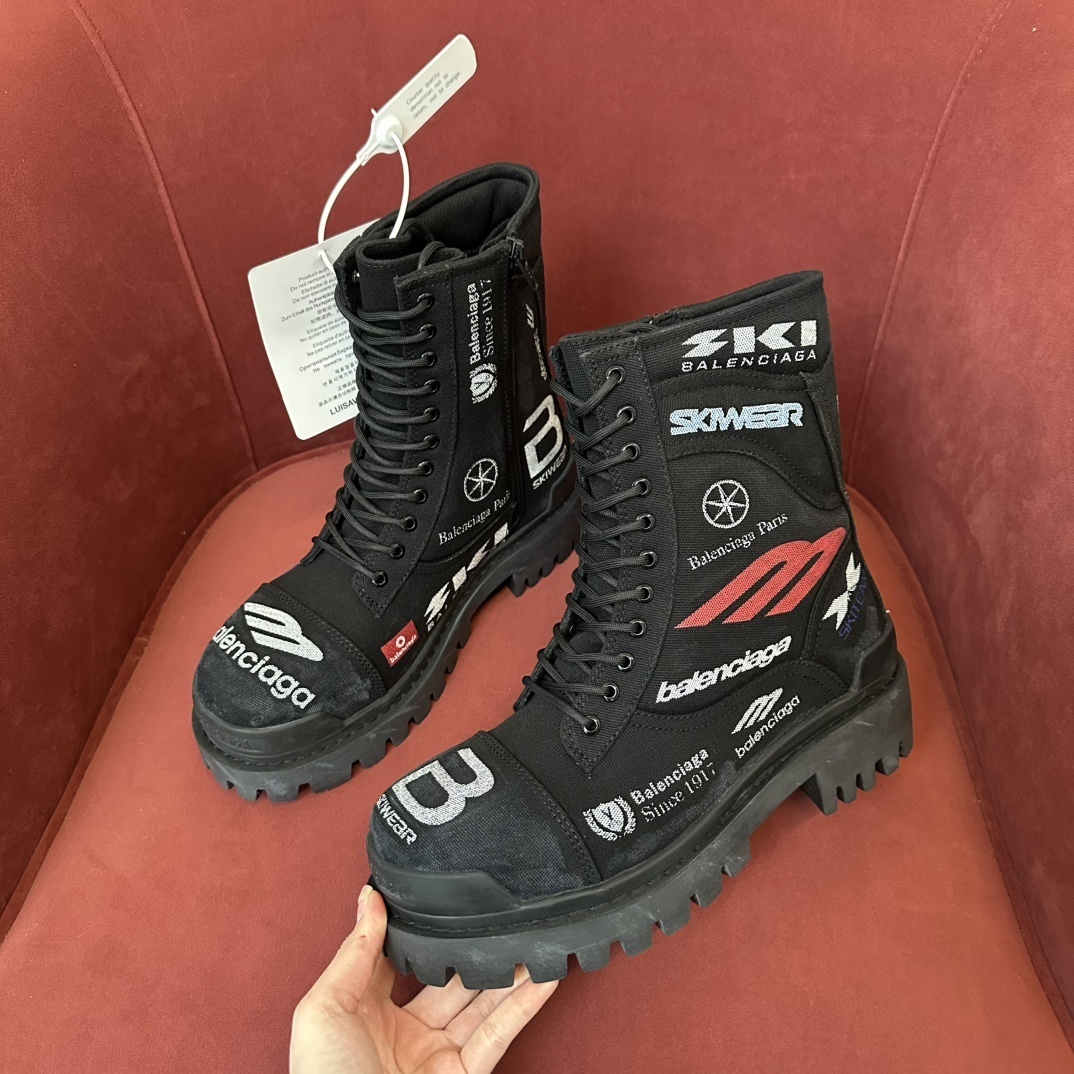 Balenciaga Strike Combat boots