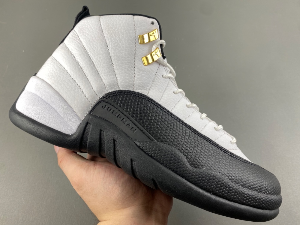 Air Jordan 12 “Taxi” Retro white black gold CT8013-117