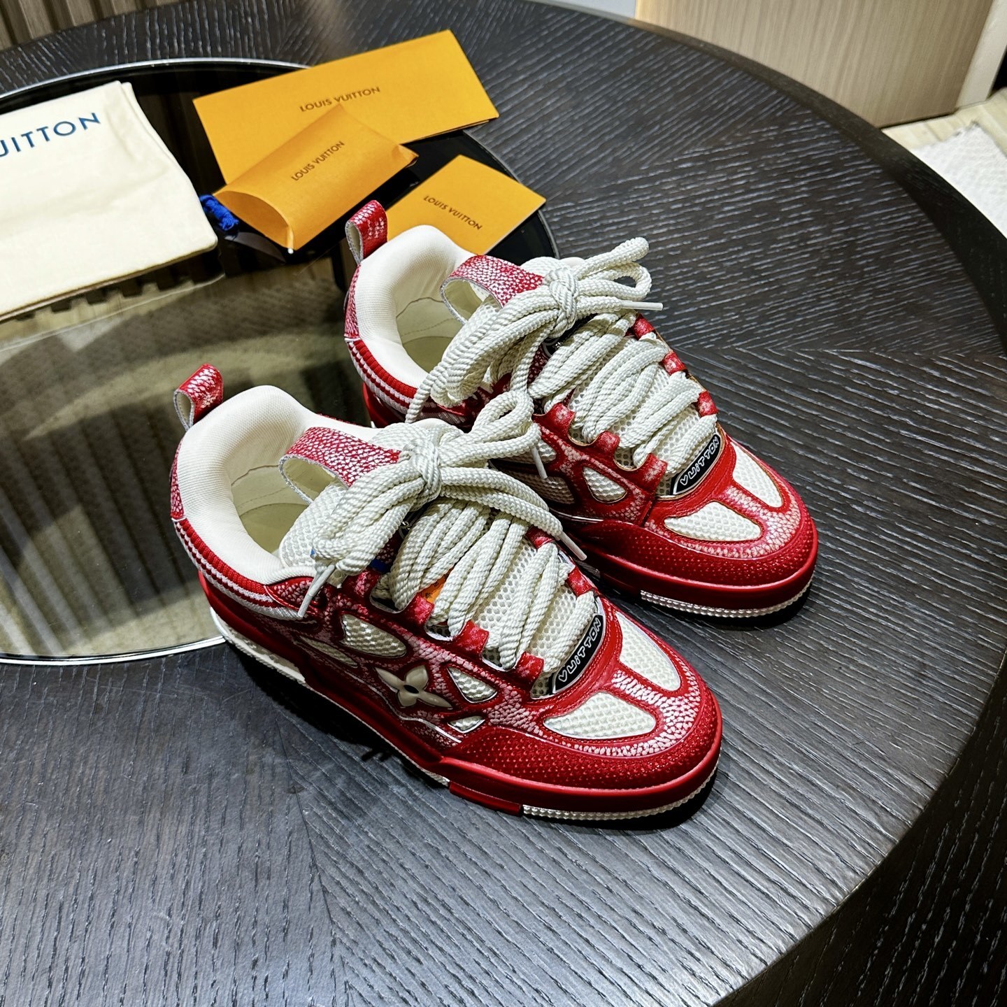 Louis Vuitton LV Skate red sneaker 02