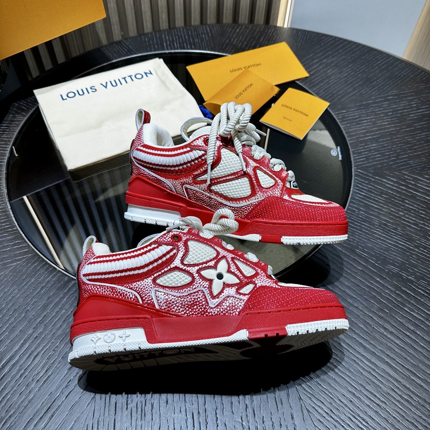 Louis Vuitton LV Skate red sneaker 02