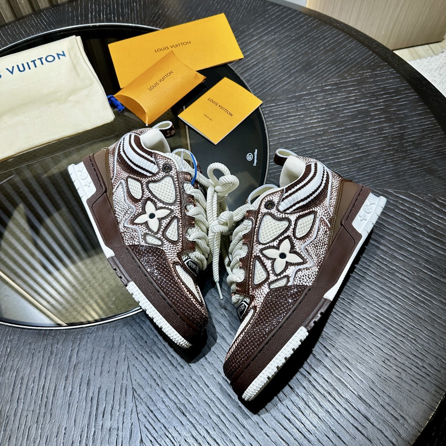 Louis Vuitton LV Skate brown sneaker 04
