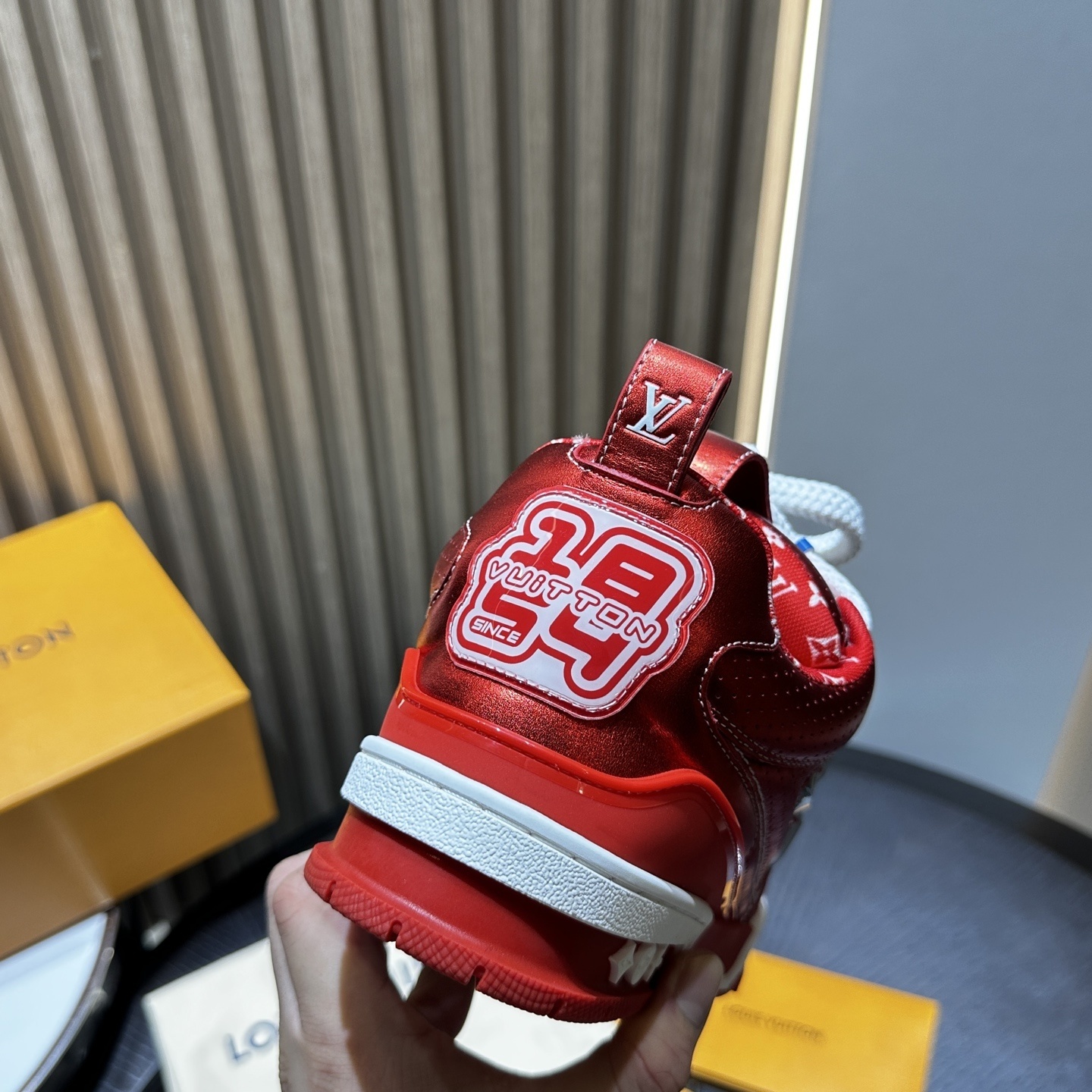 Louis Vuitton LV Skate red sneaker 07