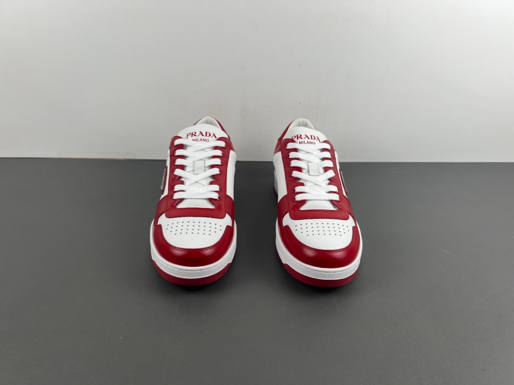 Prada sneaker white red