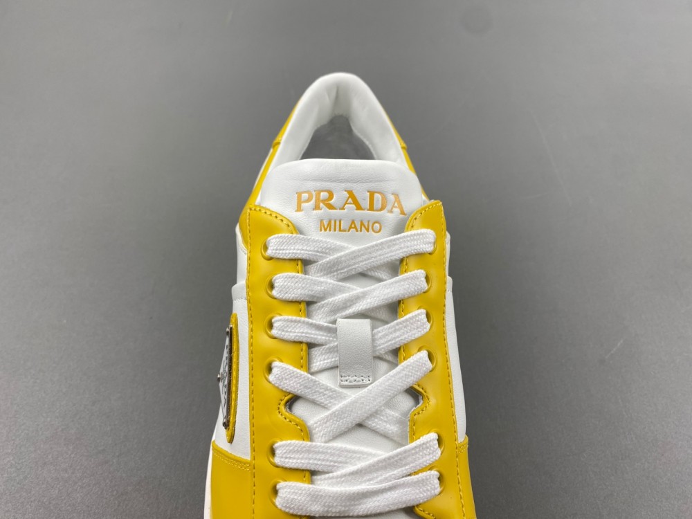 Prada sneaker white yellow