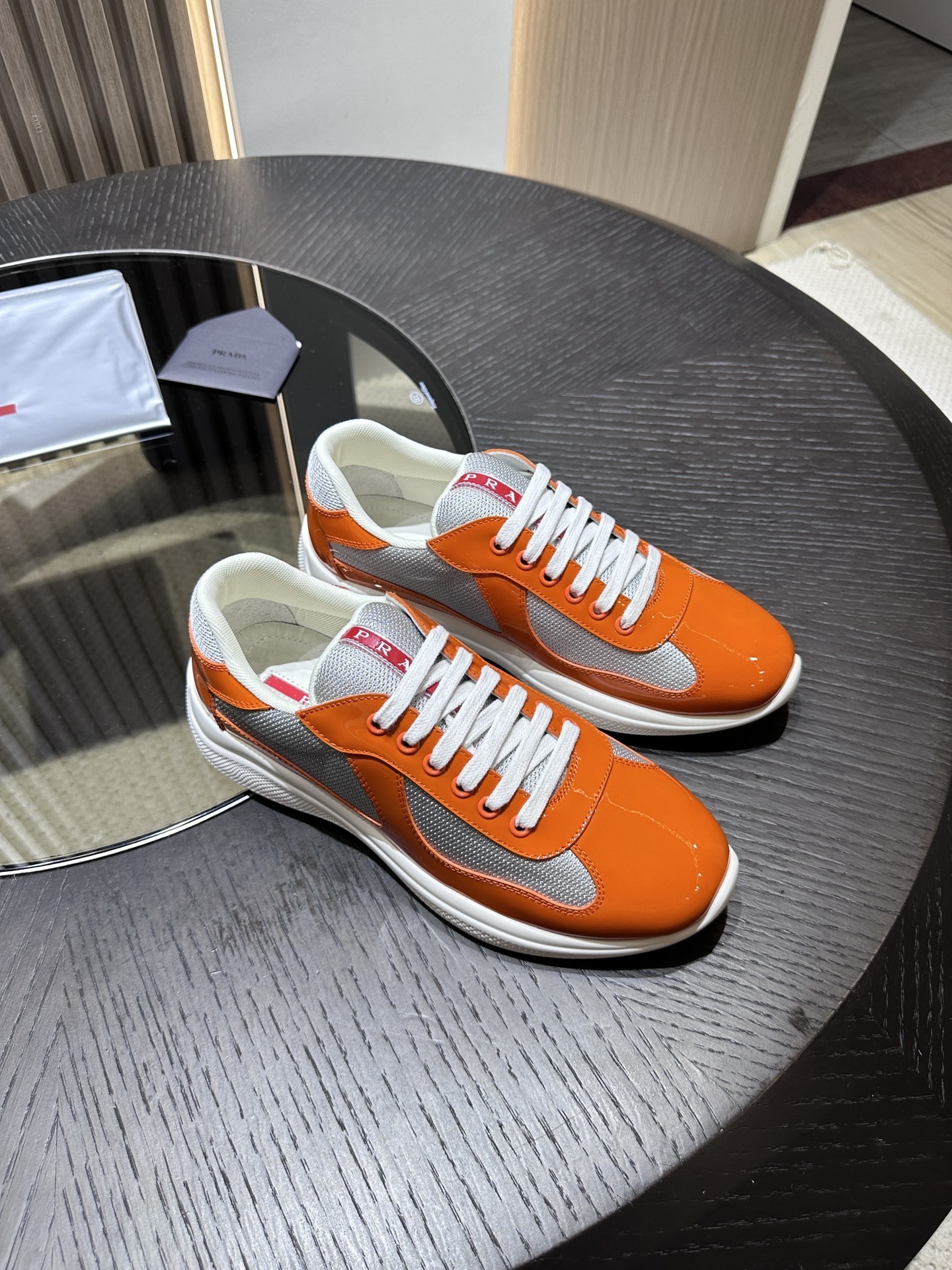 Prada America's Cup orange 15