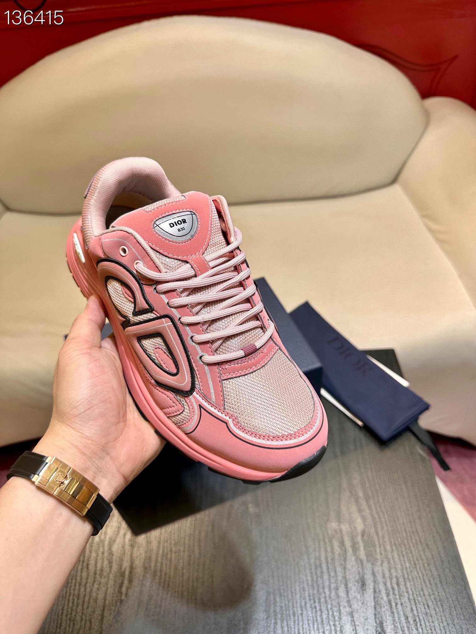 Dior B30 pink sneaker 03