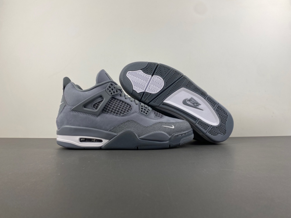 Air Jordan 4 Nigel Sylvester gray HF4340--003
