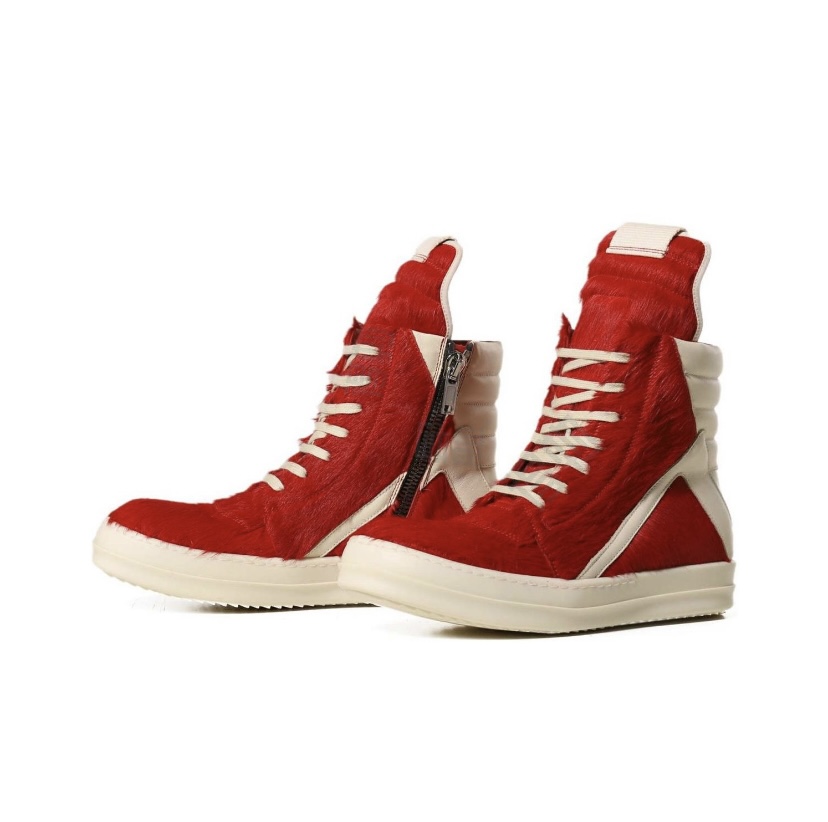 RICK OWENS 2025ss RO new red sneakers 04