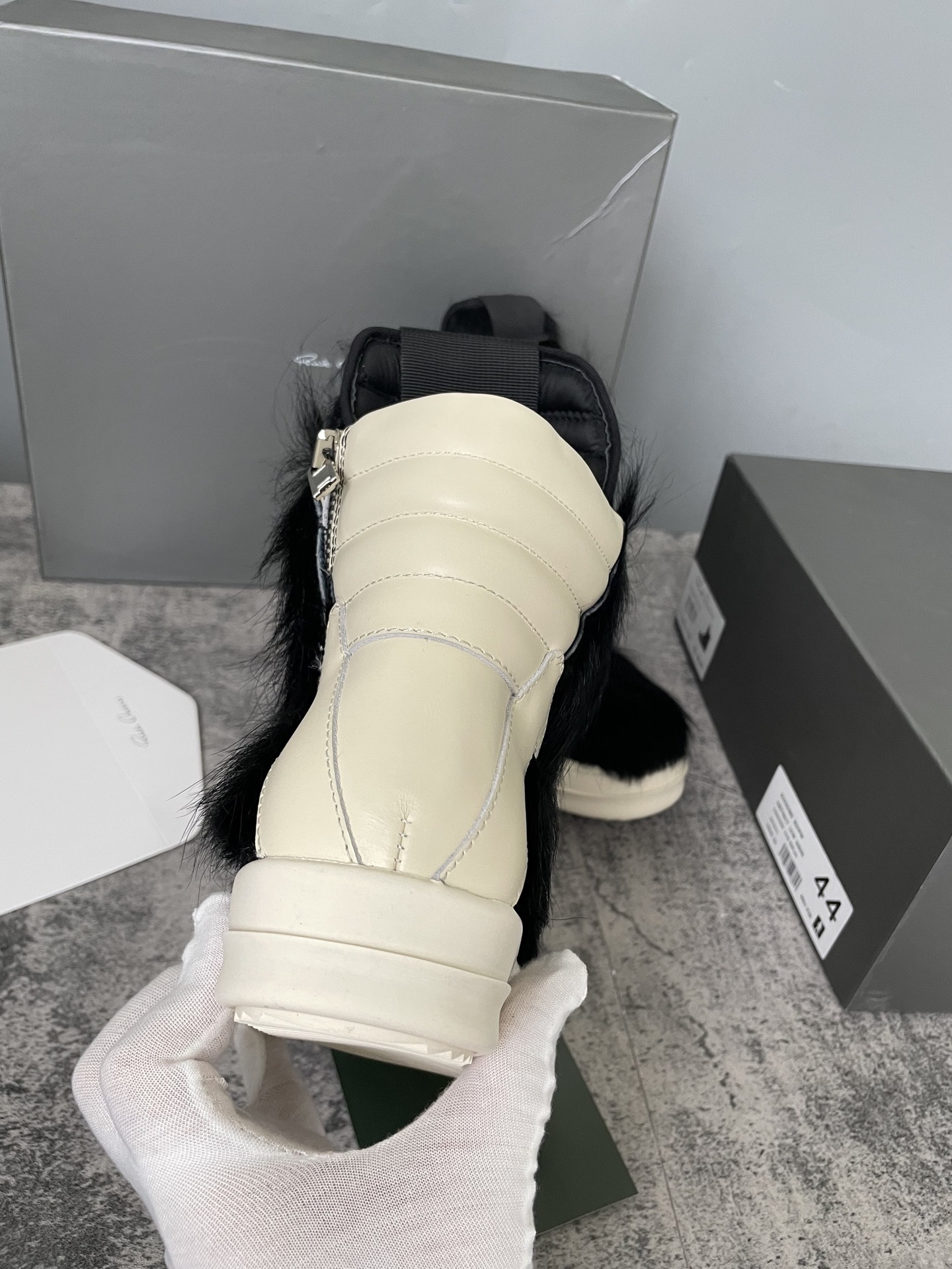 RICK OWENS 2025ss RO new black sneakers 05