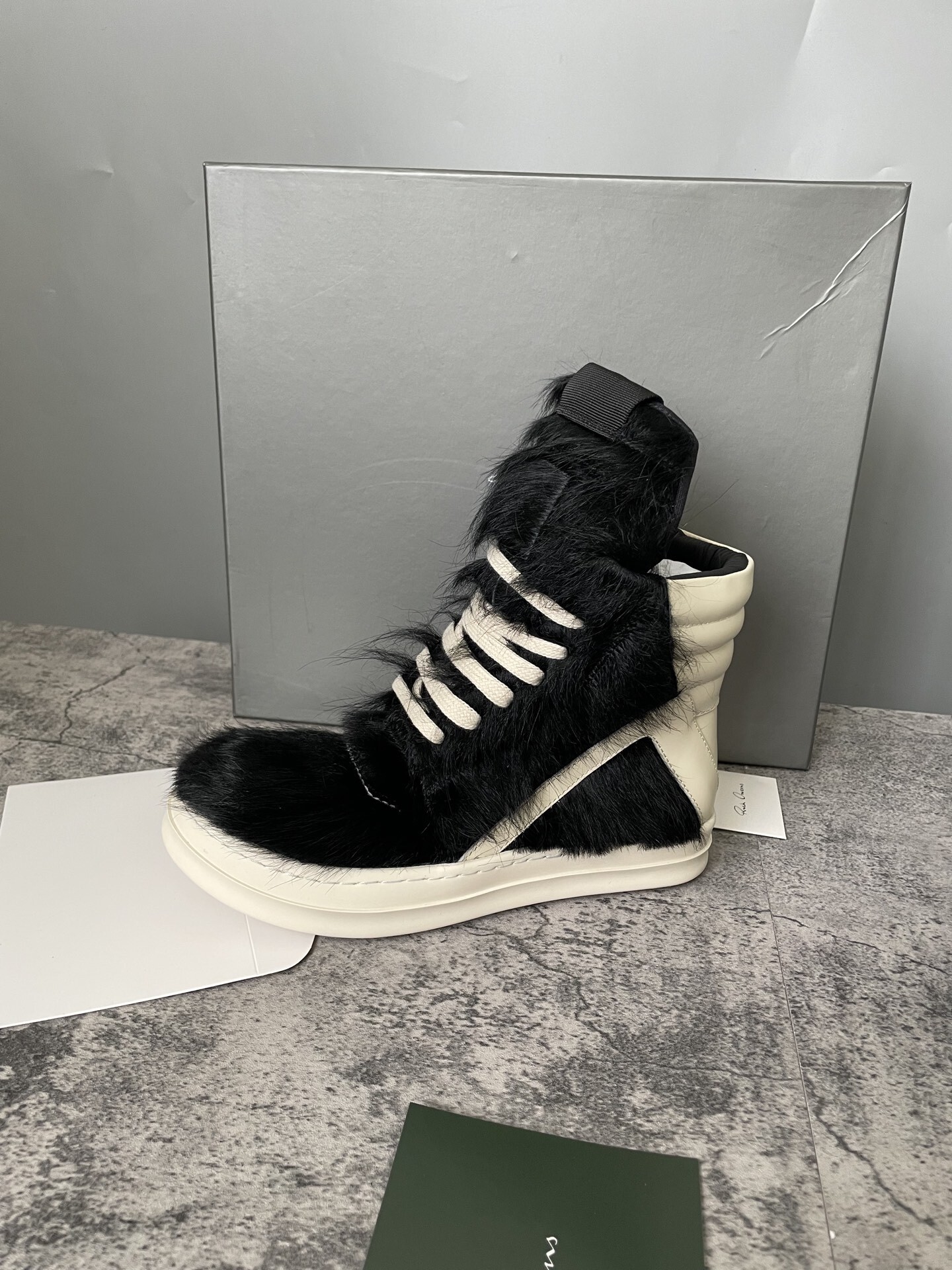 RICK OWENS 2025ss RO new black sneakers 05