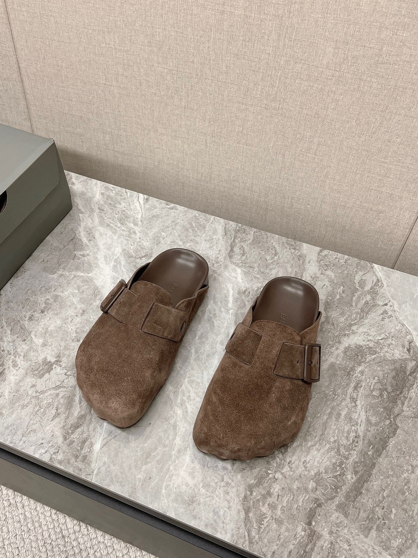 Balenciaga Sunday Suede Mule slippers